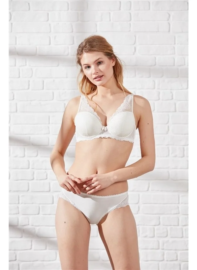 ماجيك فورم 3912 Lace & Sponge Bra - Ecru