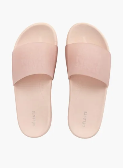 Celeste Womens Solid Slip-On Slides