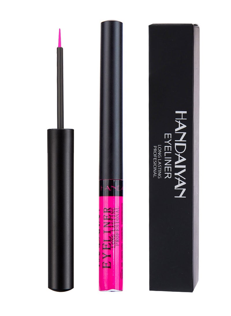 Handaiyan Waterproof Eyeliner color Liquid Liner UV Finish Professional Makeup Long Lasting Quick Smudge Proof Hyper Drying Resistant Stay All Day Waterline Winged Instant Result - Image 1