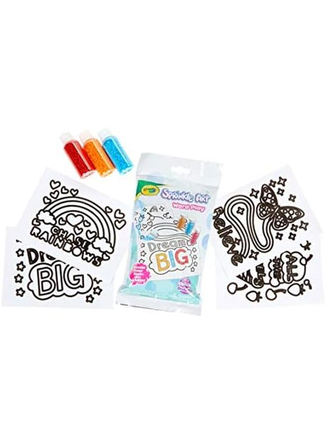 كرايولا مجموعة أنشطة لعب الكلمات الفنية من Sprinkle Art - Image 2