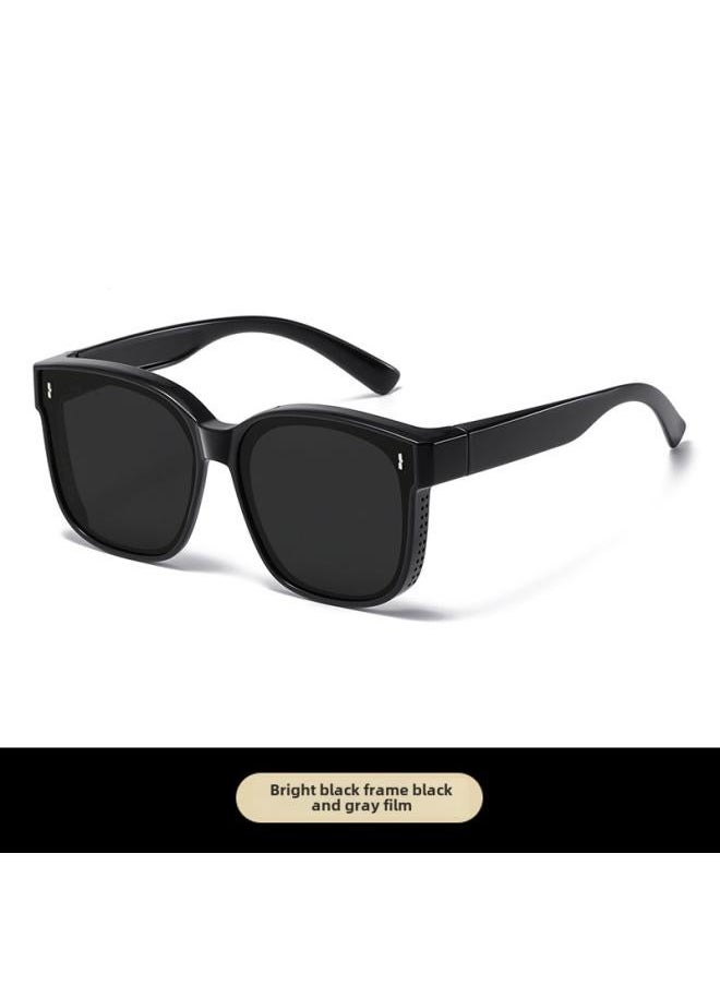 NIBEMINENT - Glasses Set Myopia Sunglasses Fashionable Clip Polarized Uv-proof Driving Special Ultra-light Frame For Women - Image 1