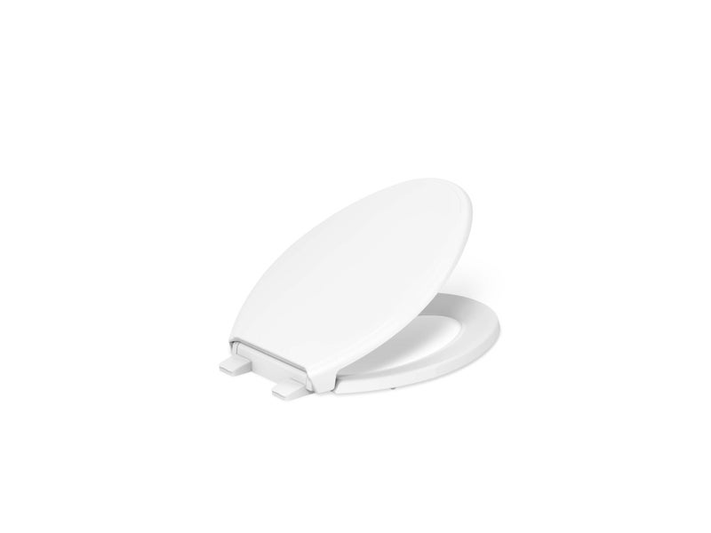 KOHLER 4733RL0 Glenbury ReadyLatch Quiet Close Elongated Toilet Seat Soft Close Toilet Seats White