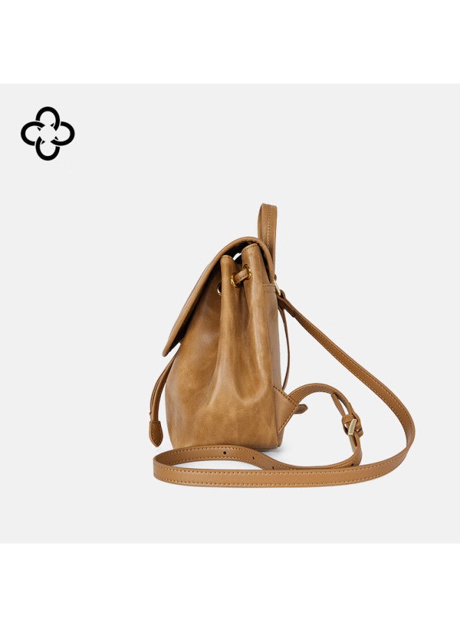 Cassile Women's Handbag Backpack, 2025 Vegetable Tanned Cowhide Leather Commuter Tote Bag, Birthday And New Year Gift - Image 4