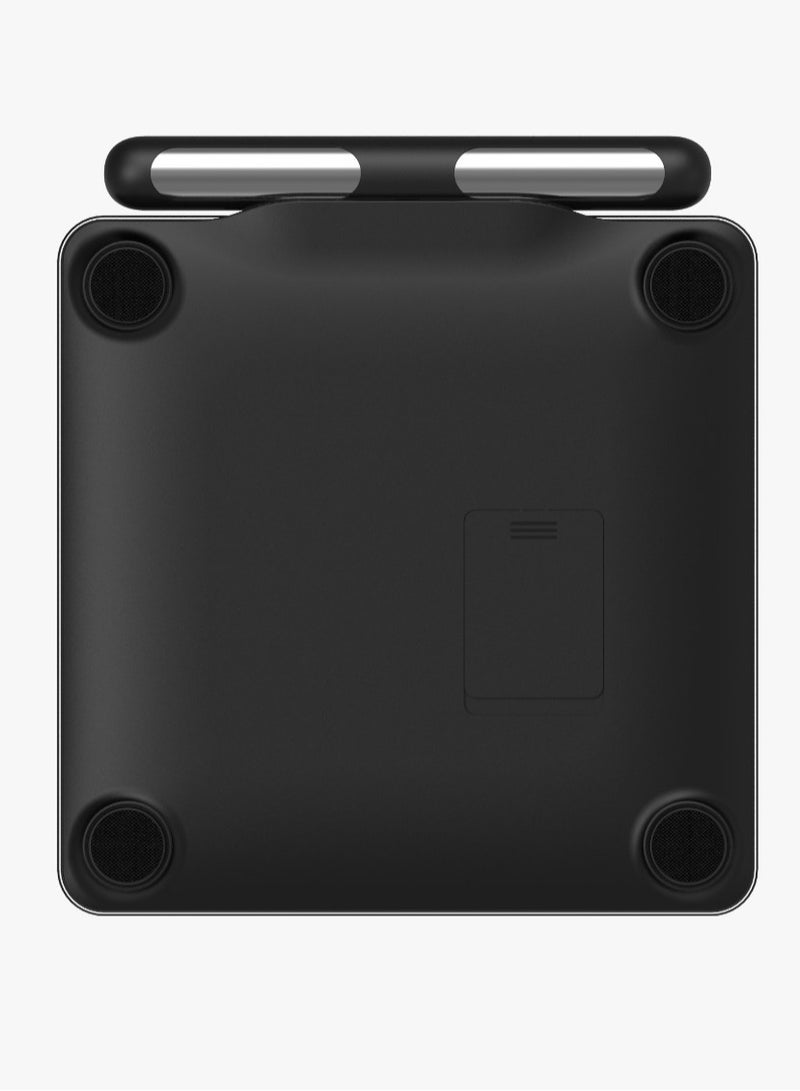 باورولوجي ميزان ذكي متقدم الدقة مزود بأقطاب كهربائية محمولة وتحليل ذكي/ يعمل مع التطبيق/ دهون الجسم/ مستوى الترطيب/ عضلات الجسم/ كثافة العظام/ درجة العافية/ مؤشر كتلة الجسم - أسود - Image 3