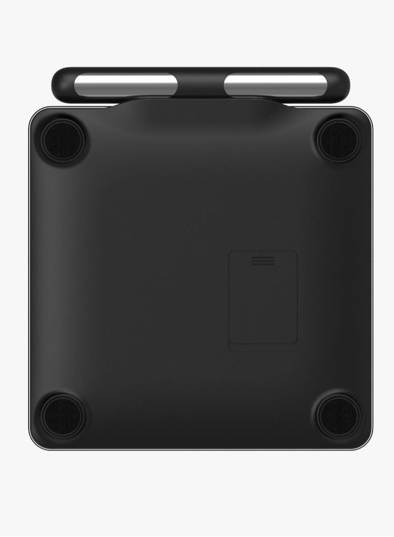 Powerology Advanced Precision Smart Scale with Handheld Electrodes and Smart Analysis/ Works with App / Body Fat/Hydration Level/Body Muscle/Bone Density/Wellness Score/BMI - Black - Image 2