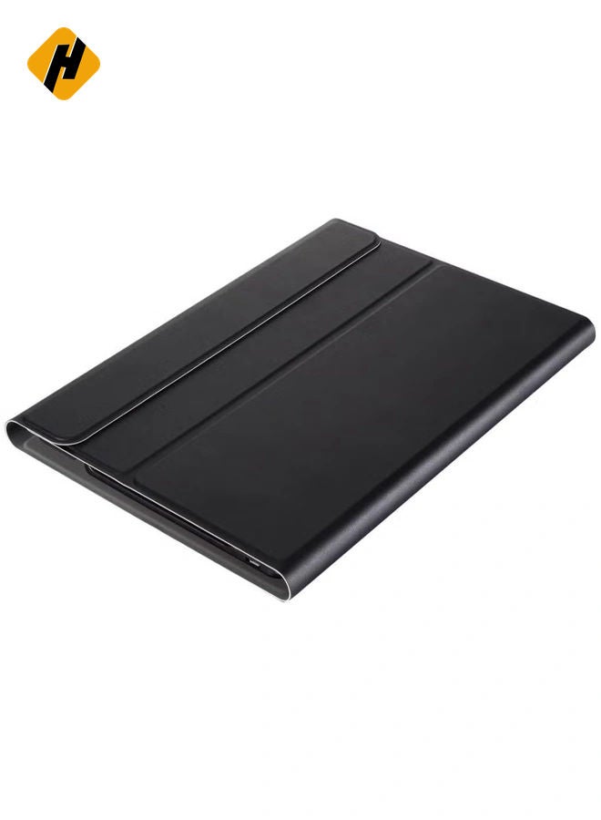 Slim PU Leather Keyboard Case for MatePad T10/T10s 2020, Magnetically Detachable Wireless Keyboard, Black