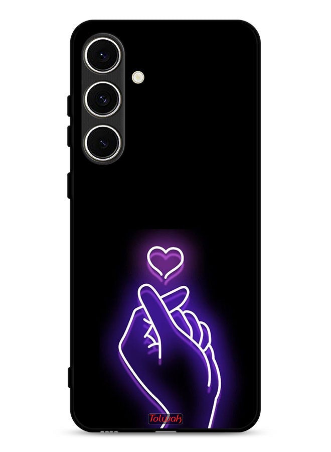 Tolwak Samsung Galaxy A56 5G Protective Case Cover Snap Small Heart - Image 1