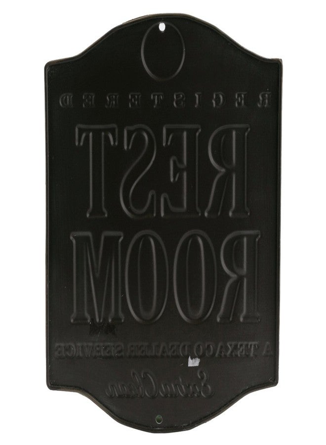 أوبن رود براندز لوحة معدنية منقوشة لدورة مياه تيكساكو - لوحة عتيقة لدورة مياه تيكساكو - مسجلة ونظيفة للغاية - Image 3