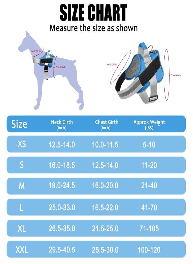 Bolux Dog Harness, No-Pull Reflective Dog Vest, Breathable Adjustable Pet Harness with Handle for Outdoor Walking - No More Pulling, Tugging or Choking - Image 3