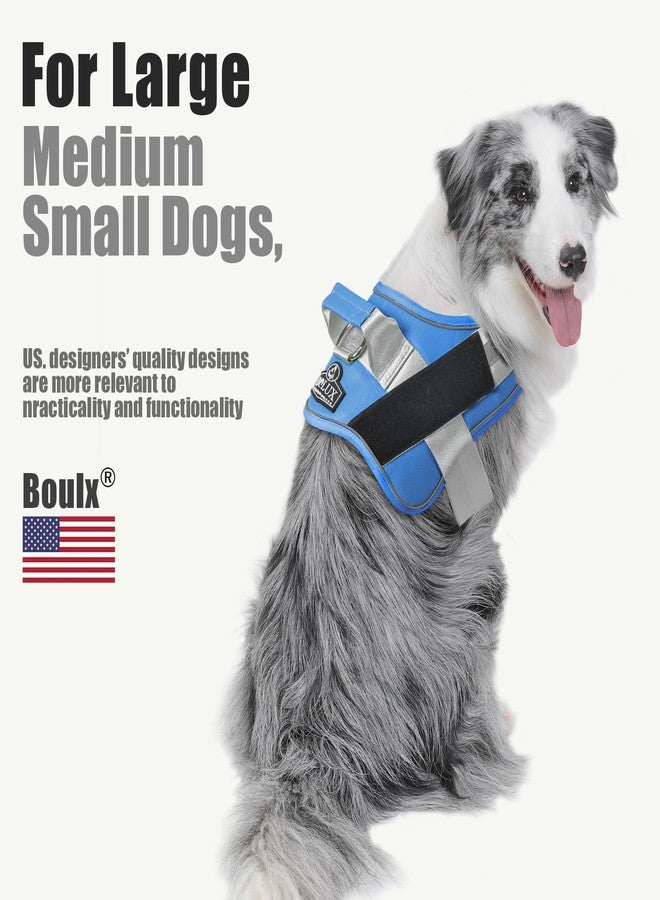 Bolux Dog Harness, No-Pull Reflective Dog Vest, Breathable Adjustable Pet Harness with Handle for Outdoor Walking - No More Pulling, Tugging or Choking - Image 5
