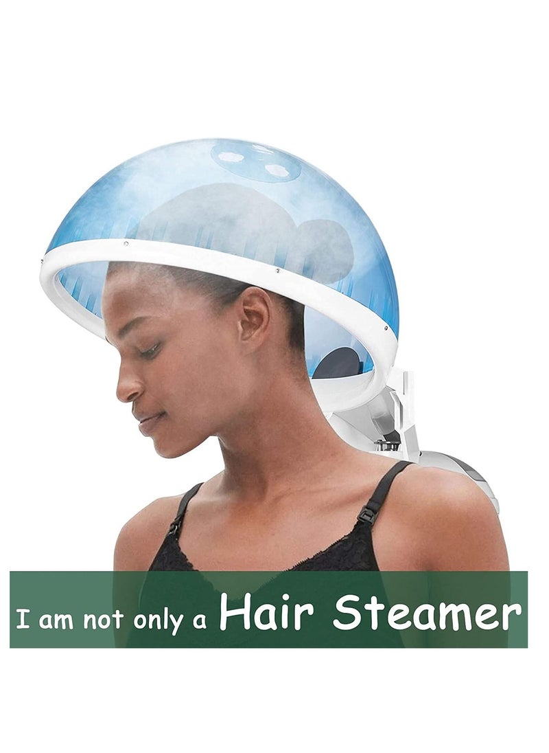 EZBASICS - Hair Steamer 2 in 1 Ion Facial Steamer with Extendable Arm Table Top Hair Humidifier Hot Mist Moisturizing Facial Atomizer Spa Face Steamer Design for Personal Care Use at Home or Salon - Image 1