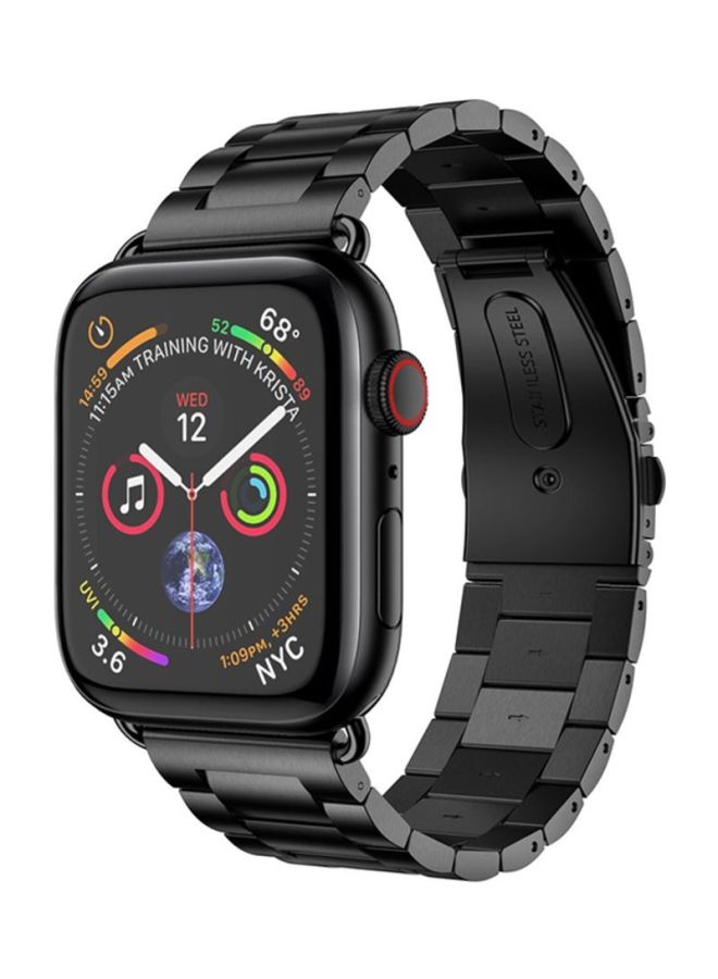Voberry Replacement Wirst Strap For Apple Watch Series 4 40mm Black - Image 3