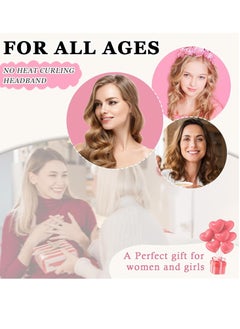 General No Heat Curling Headband, 70" Soft Hair Curlers to Sleep In Overnight Curls Headband, No Heat Hair Curler Ribbon Curl Wrap for Long Hair Rollers, 9 PCS Curling Rods Set with Yoga Strap  - Image 4