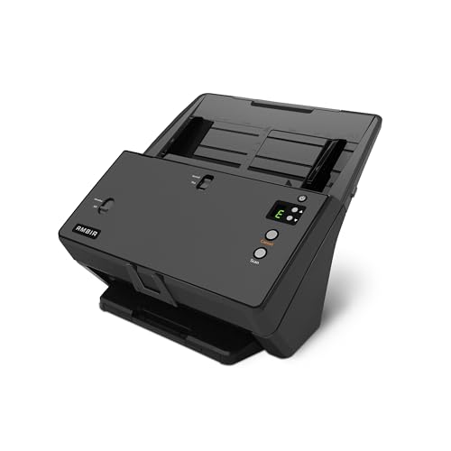 AMBIR nScan DS1060-AS 60 ppm High-Speed Document, Card and Passport Scanner, 9 Programmable scan Modes, Supports-Color, Black/White & Grayscale, Versatile, Double-Sided scanning, USB, Windows ONLY - Image 2