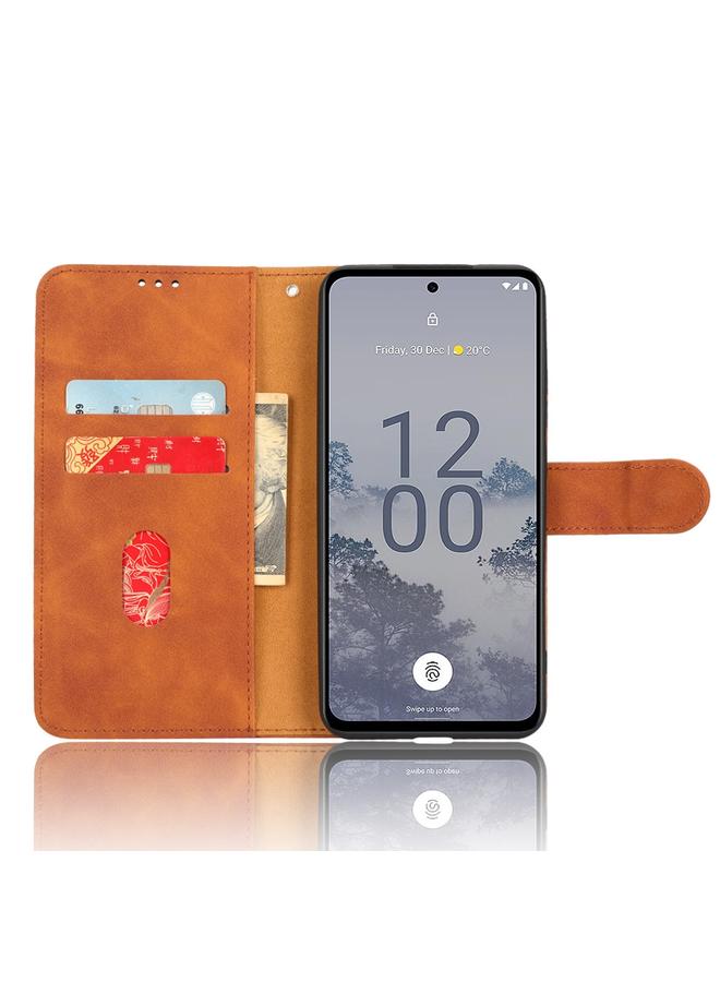 S-TOP Case For Nokia X30 5G Skin Feel Magnetic Flip Leather Phone Case - Image 4