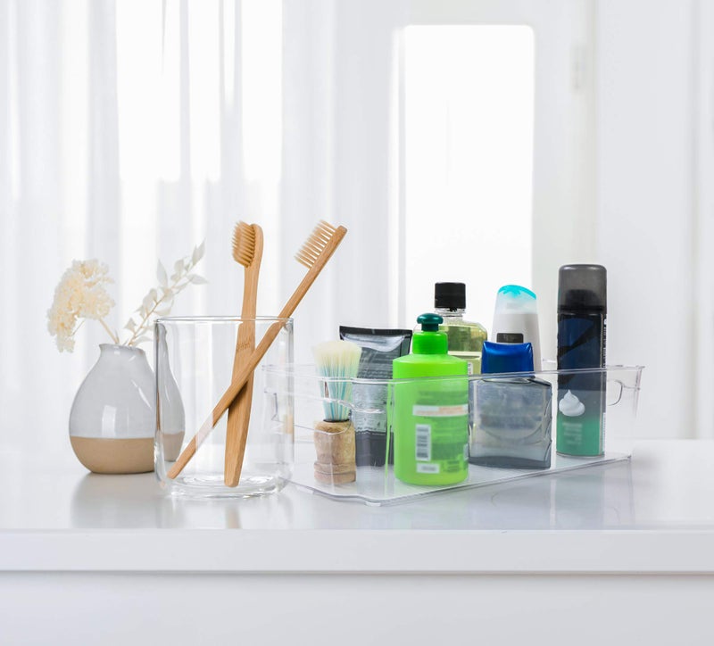 Utopia Home - Fridge & Refrigerator Organizer Bins (8 Pack), Clear Stackable Durable Plastic Storage Containers with Easy Grip Handles for Pantry, Kitchen Cabinets & Countertops - Image 4