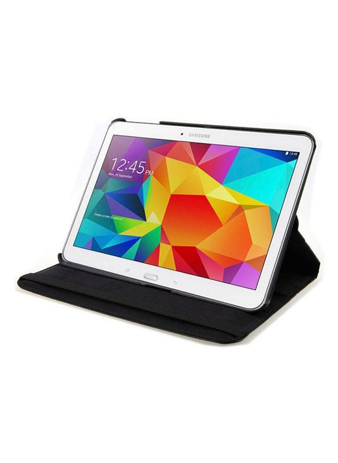 NIBEMINENT - 360-Degree Rotating Stand Flip Case Cover For Samsung Galaxy Tab S T800/T805 Black - Image 1