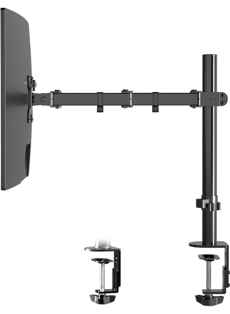 Single Monitor Arm Desk Mount – Durable & Fully Adjustable Monitor Stand for Screens up to 32 inch – Easy Installation for Daily Use - Image 1
