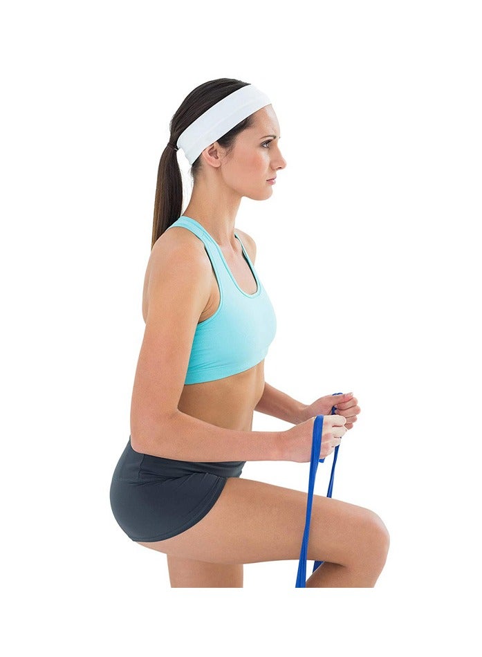 اسم المحتوى ناريلا 7-Piece Wicking Athletic Bandana Headband, Mixed Colors Yoga Sports Headbands for Women - Soft Elastic Stretch Girls Athletic Headbands, Candy Colors in Wide - Image 3