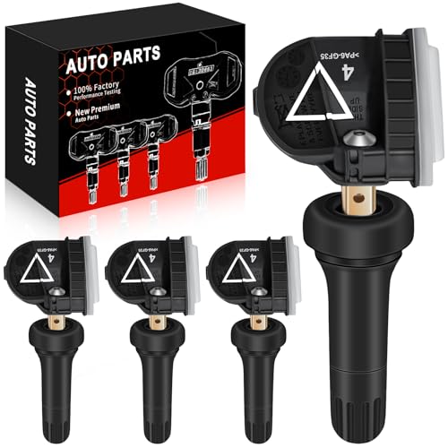 AOTPAT Pre-Programmed 433MHz TPMS Sensor Fit for:-Chevy Silverado 1500 2019-2022, Malibu 2016-2022, Impala 2017-2018 for:-GMC Acadia 2016-2022 for:-Cadillac CT6 2016-2020, OE# 13598773 (4 Pcs) - Image 1