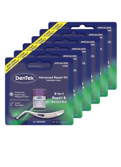 Dentek Dentek Temparin Max Repair Kit, 13+ Repairs, 2.64 Grams (Pack of 6)  - Image 1