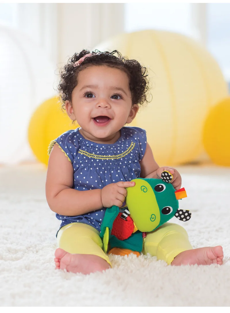 إنفانتينو Cuddly Silicon BPA free Baby Teether For Sensory Exploration From 0 Months and Above - Hippo