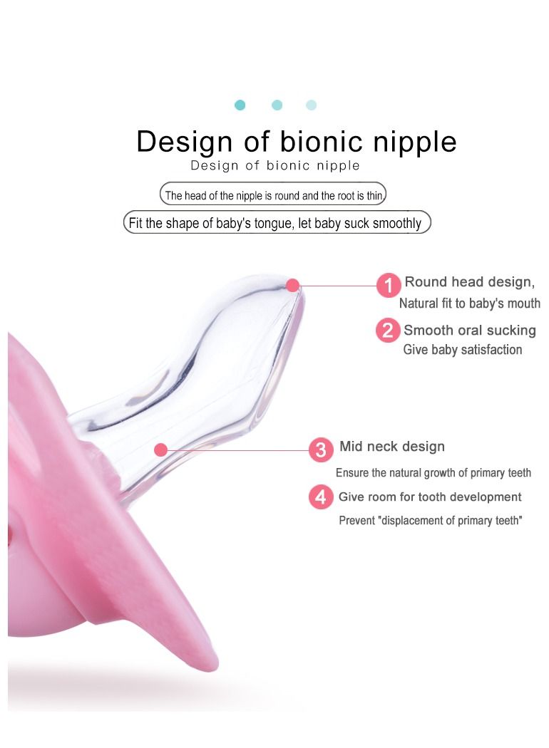 لوكو لوقو لهاية سيليكون رأس مسطح 0+ شهور -10 قطعة - Image 3