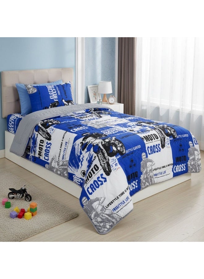 Family Bed Kids quilt set 2 pieces size 180 x 240 cm Model 173 from Family Bed - Image 1