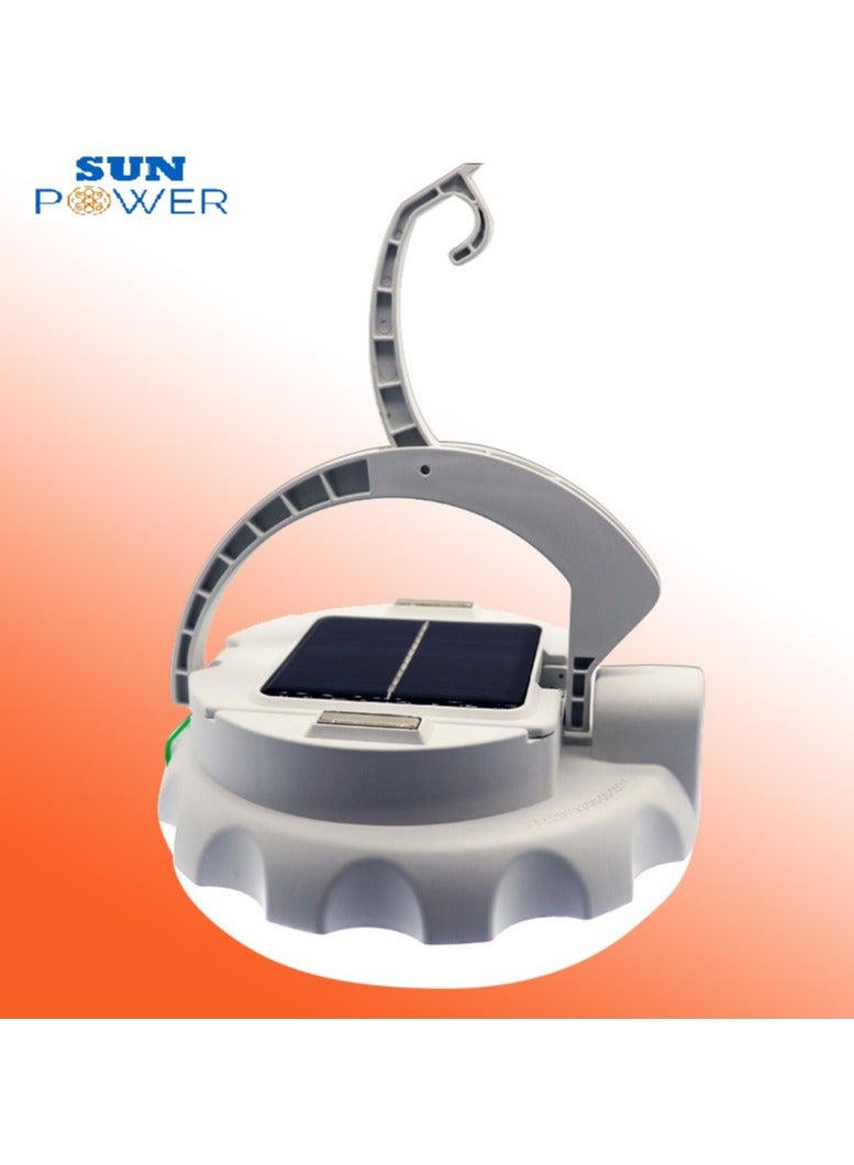 Sun Power Solar LED Camping Light, Rechargeable Light, Outdoor Tent Lantern (Warm and White) - Image 4