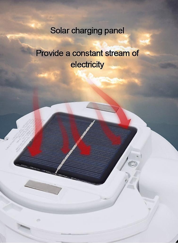 Sun Power Solar LED Camping Light, Rechargeable Light, Outdoor Tent Lantern (Warm and White) - Image 5