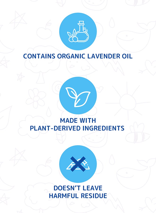 Friendly Organic Baby Laundry Detergent 1000ml | Lavender Scented Formula for Sensitive Skin | Gentle & Eco-Conscious Baby Clothes Wash - Image 2