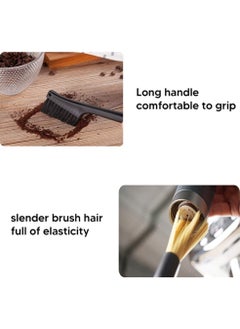SYOSI 2Pcs Coffee Grinder Cleaning Brush with Two Head Coffee Grinder Brush Dusting Espresso Grinder Cleaning Brush Accessories Detachable for Coffee Shop Barista Home Kitchen  - Image 4