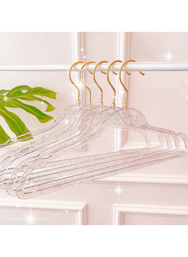 20 قطعة عالية القيمة ، سوبر عملية ، غير زلق ، شفافة فلاش شماعات الملابس