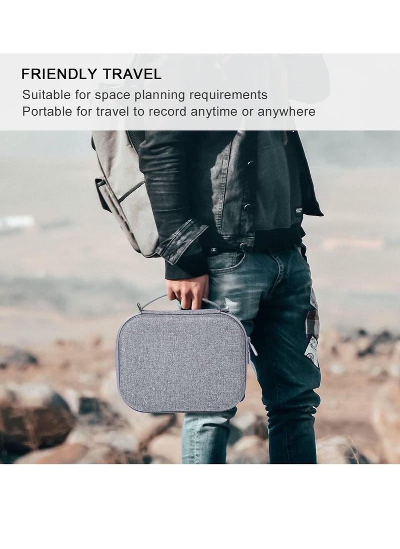 KASTWAVE Original Mavic Mini 2 Carrying Case, Storage Bag Hard Shell Box for DJI Mini 2 Drone Accessories Large Capacity Storage Travel Box Compatible with DJI Mini 2 Drone and Full Combo Accessories (Grey)  - Image 2