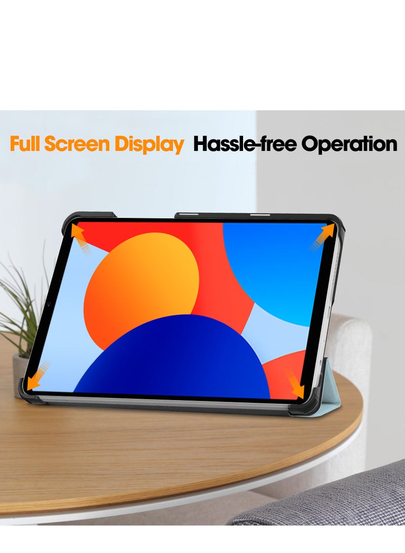 الدخن Redmi الوسادة SE رقيقة جدا بو الجلود قوس غطاء حماية الكمبيوتر اللوحي ، ومناسبة ل 8.7 بوصة نموذج 2024 - يونيكورن - Image 4