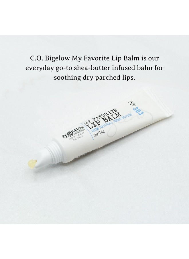 C. O. Bigelow C.O. Bigelow My Favorite Lip Balm Trio, Lip Balm Tubes for Dry Lips, Moisturizing Lip Care with Shea Butter, Bulk Lip Balm 3 Pack, 0.5 oz Each  - Image 2