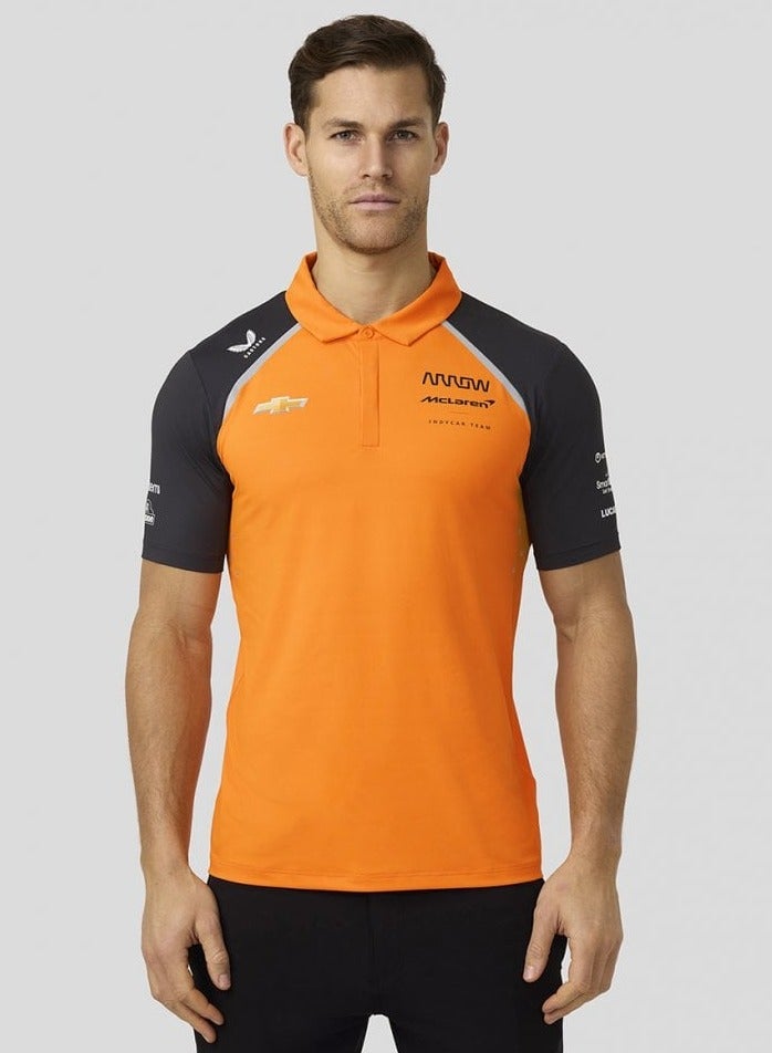 McLaren OFFICIAL McLAREN INDYCAR TEAM POLO SHIRT - Image 1
