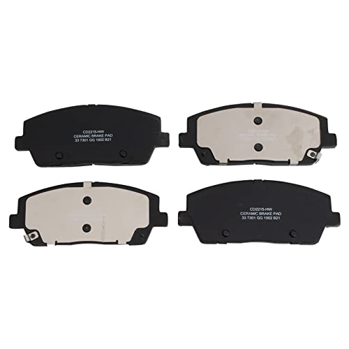 TRQ Front Brake Pads Ceramic Compatible with 2020-2022 Hyundai Palisade Kia Telluride - Image 4