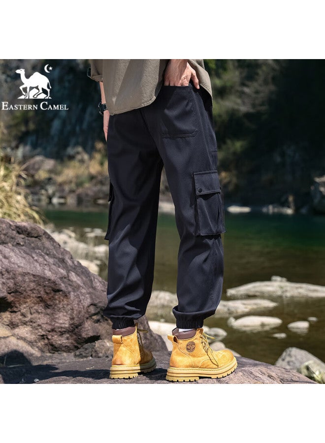 Eastern Camel Men's Workwear Pants Autumn Winter Season Elastic Cuffs Loose Fit Fashion Functional Assault Casual Pants Men's Long Pants - Image 2