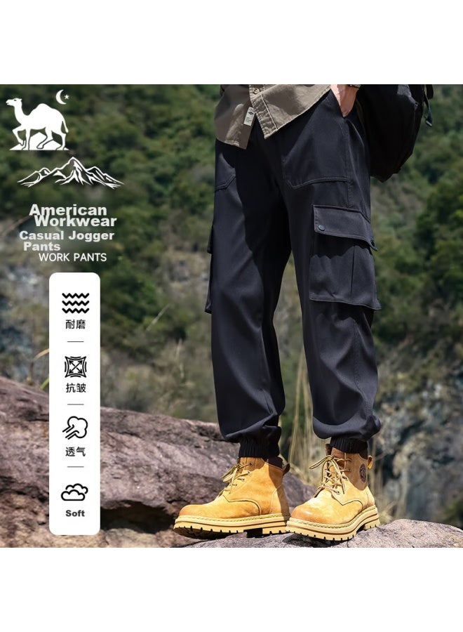 Eastern Camel Men's Workwear Pants Autumn Winter Season Elastic Cuffs Loose Fit Fashion Functional Assault Casual Pants Men's Long Pants - Image 1