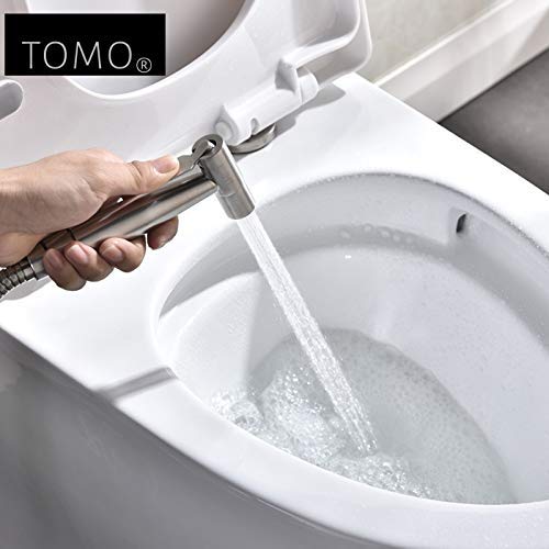 Marcoware Stainless Steel Health Faucet for Bathroom/Jet Spray for Toilet Shower Faucet, Silver, Brushed Finish (Gun Only) - Image 3