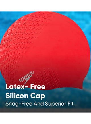 Speedo Unisex Adult Bubble Active + Cap Swimming Cap - view 5