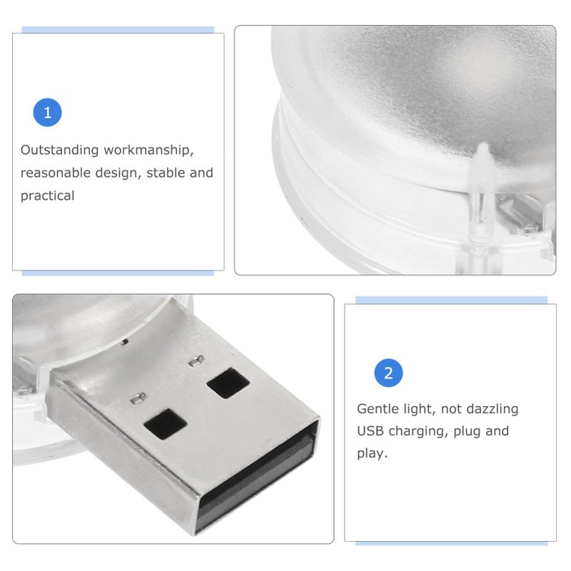 Zerodeko 4 Pack Voice Control Night Light Plug and Play Color Changing LED for Bedrooms - Image 3