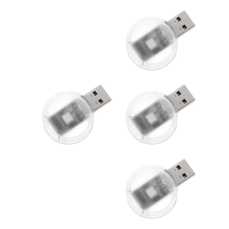 Zerodeko 4 Pack Voice Control Night Light Plug and Play Color Changing LED for Bedrooms - Image 2