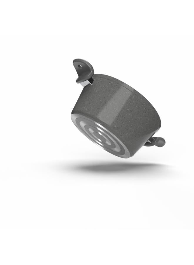 توب شيف وعاء من الجرانيت مع غطاء زجاجي - Image 4