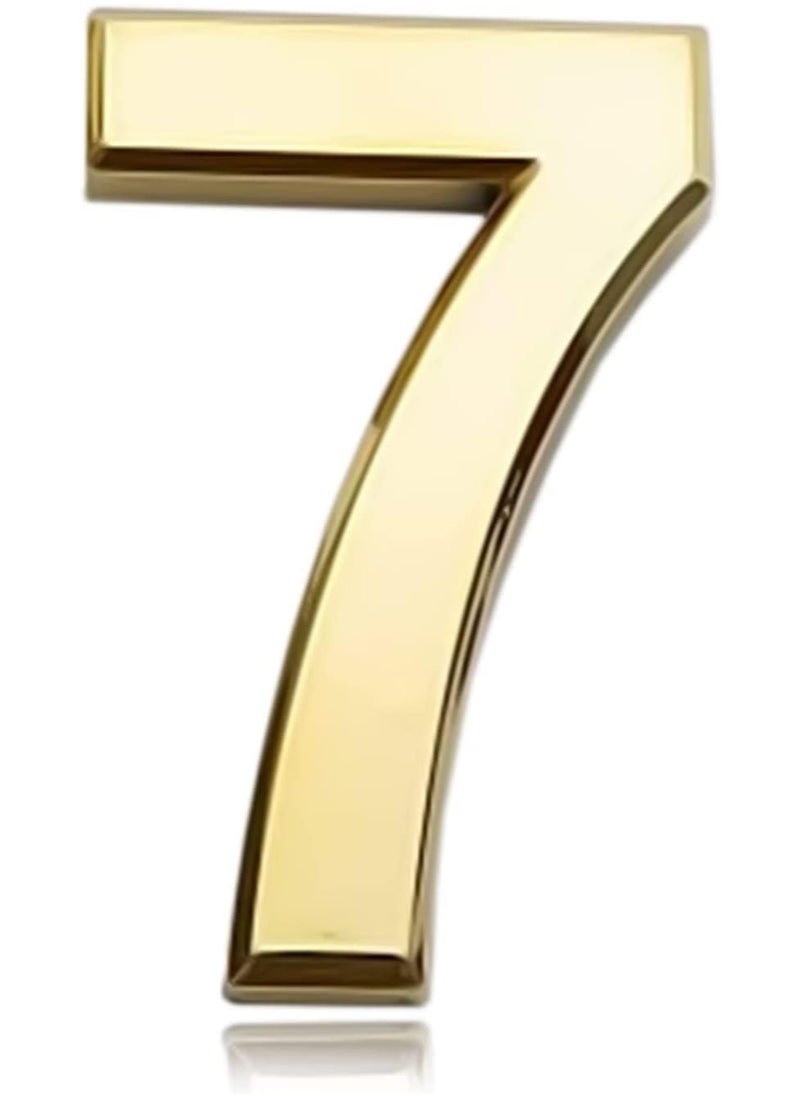 RATSAW - Self Adhesive 3D House Door Number Waterproof Mailbox Sticker Number for House Apartment Mailbox Hotel Office Number 7 - Image 1