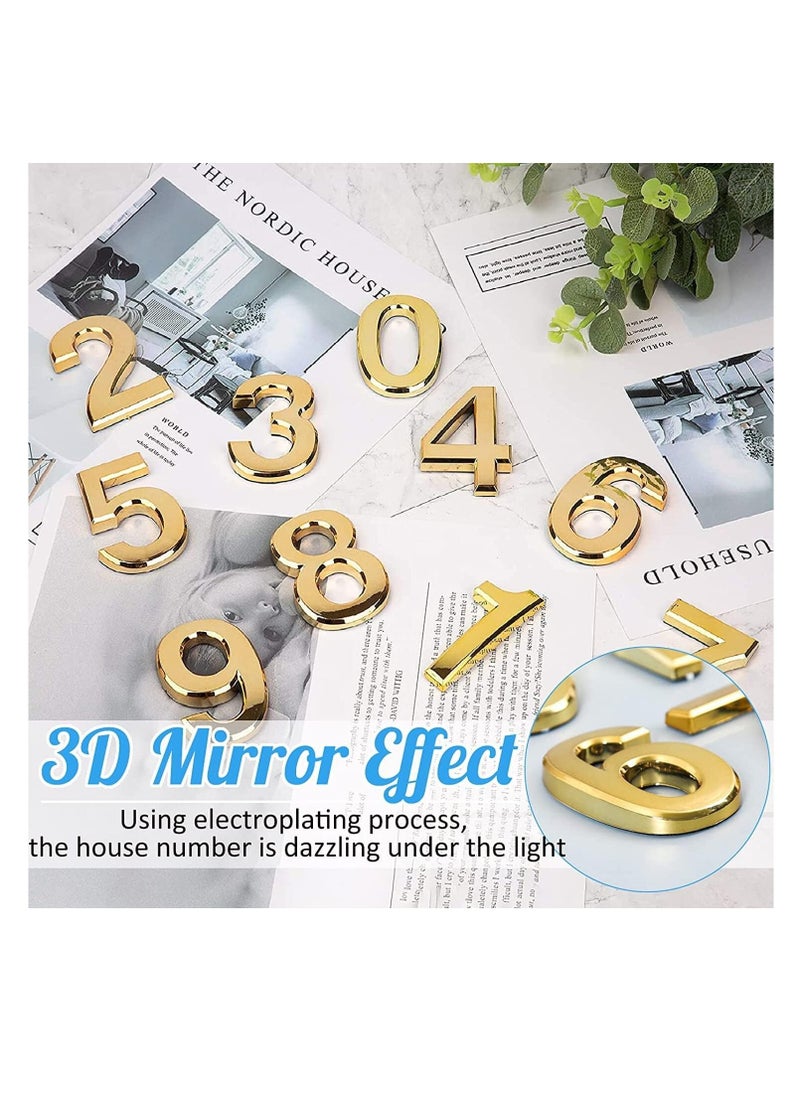 RATSAW - Self Adhesive 3D House Door Number Waterproof Mailbox Sticker Number for House Apartment Mailbox Hotel Office Number 7 - Image 1