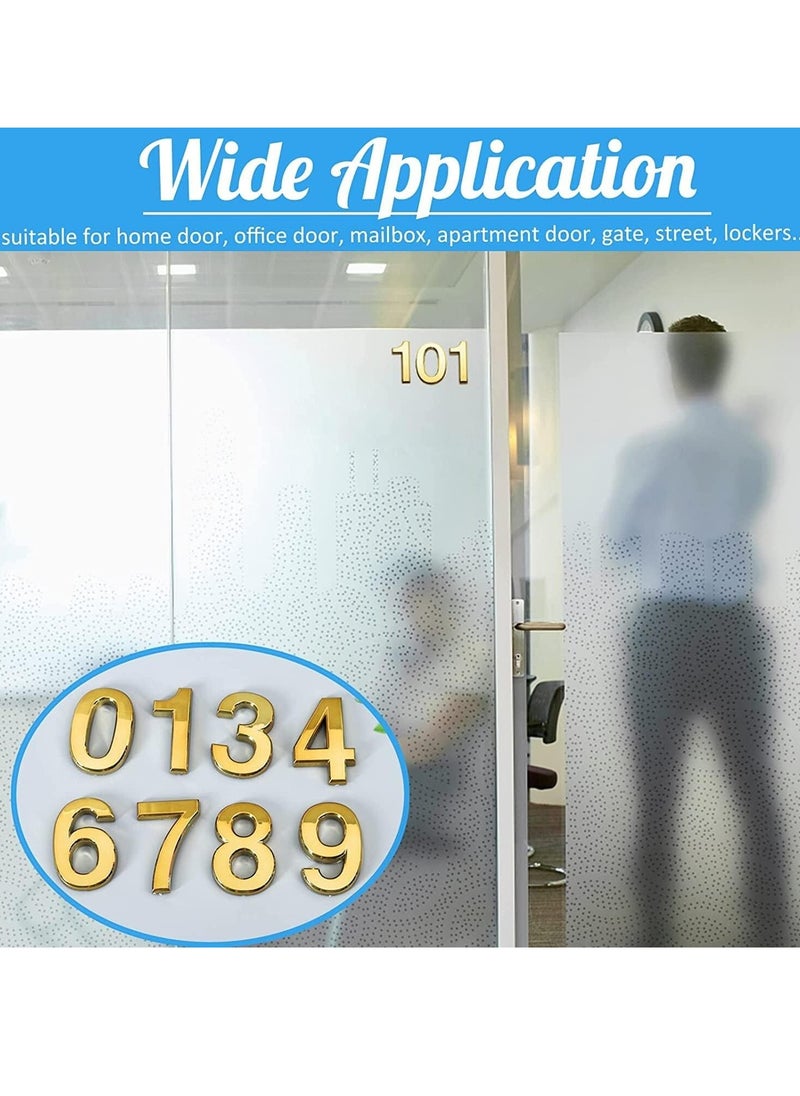 RATSAW - Self Adhesive 3D House Door Number Waterproof Mailbox Sticker Number for House Apartment Mailbox Hotel Office Number 7 - Image 1