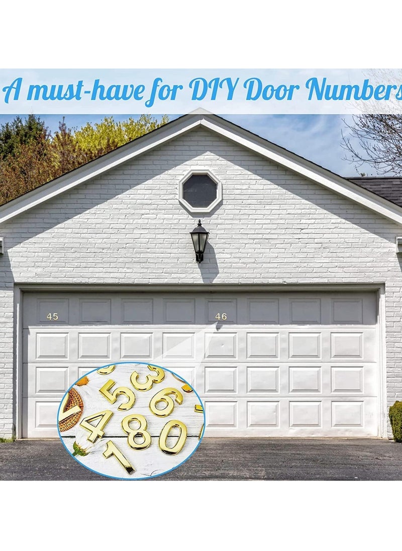 RATSAW - Self Adhesive 3D House Door Number Waterproof Mailbox Sticker Number for House Apartment Mailbox Hotel Office Number 7 - Image 1