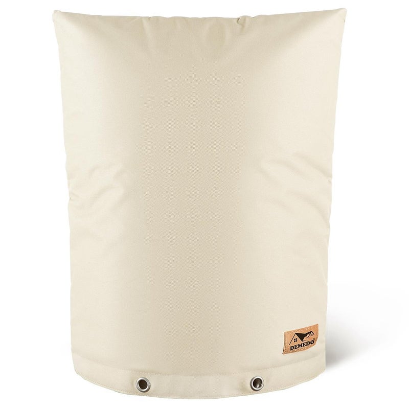 Backflow Preventer Insulation Cover Water Pipe Insulation Sprinkler Cover for Outside Insulated Backflow Cover Pouch for Irrigation Back Flow Valve in Winter or Sun Exposure 16 W x 20 H Sand